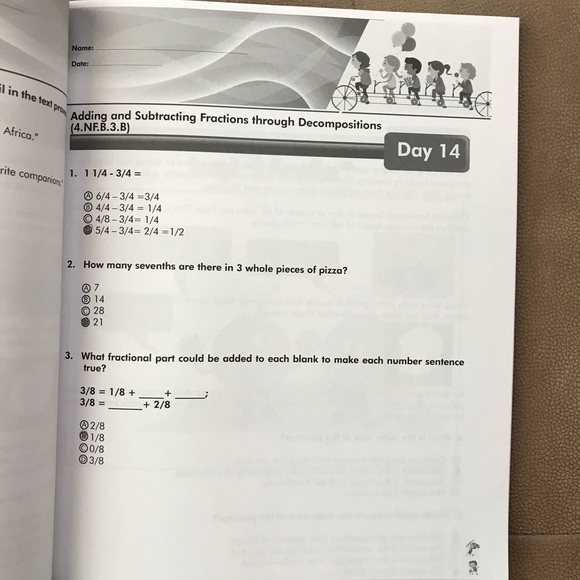 Final sale Summer learning head start used book for grade 4 to 5 - Picture 3 of 7